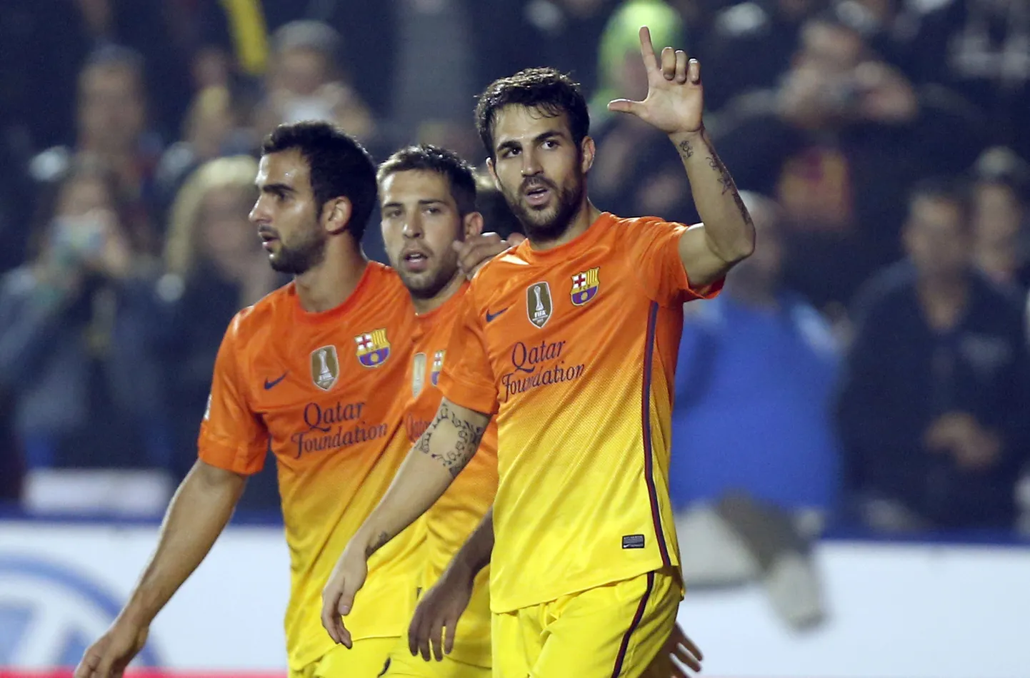 FC Barcelona mängijad kohtumises Levante vastu.