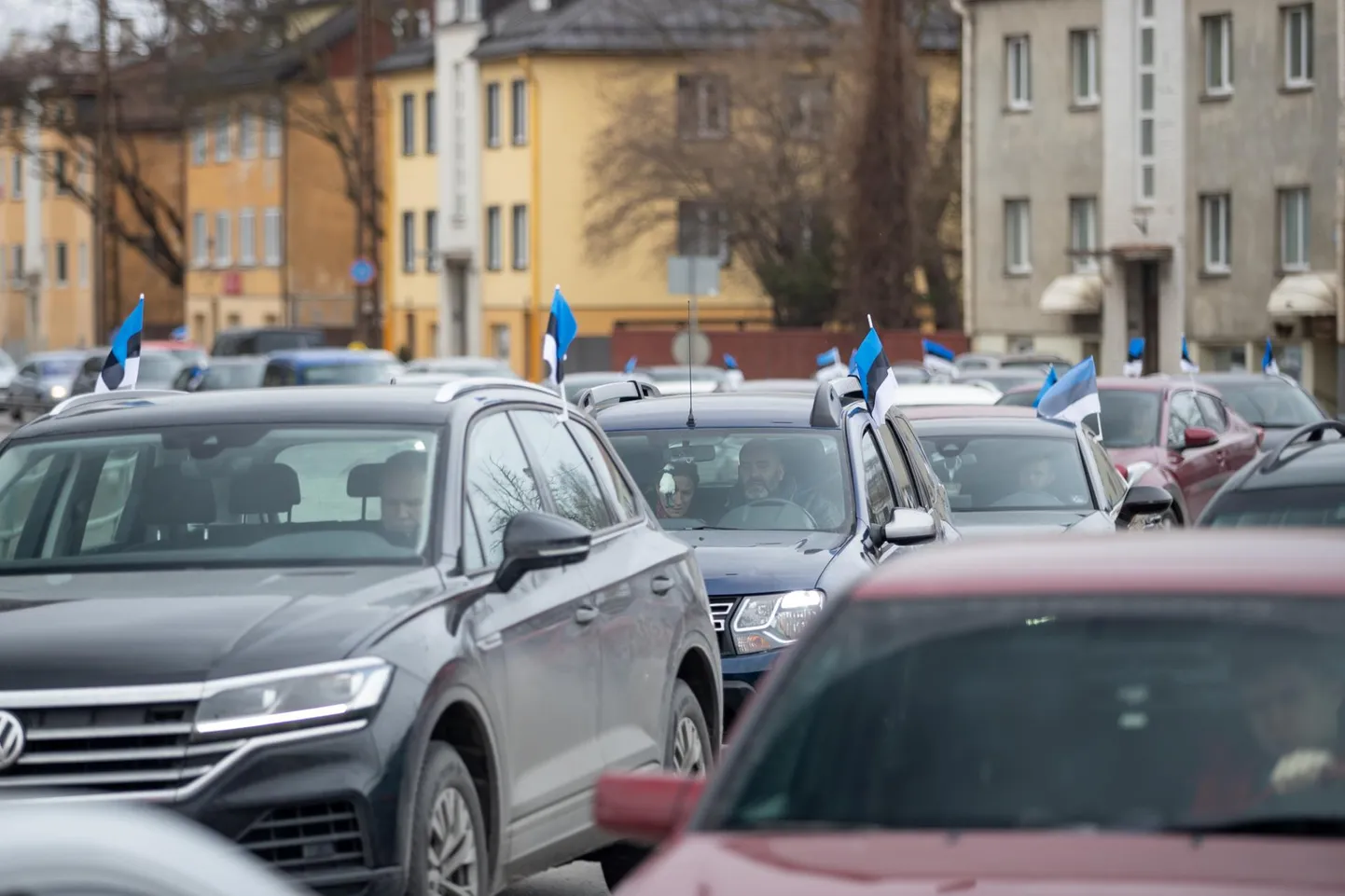 Акция протеста против ограничений прошла в прошлую субботу во многих городах Эстонии.