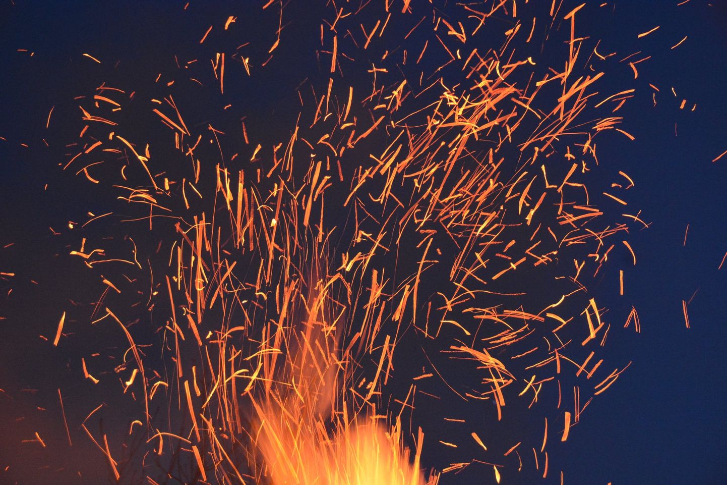 Lõkkes tohib põletada vaid töötlemata puitu, oksi, kiletamata pappi ja paberit.