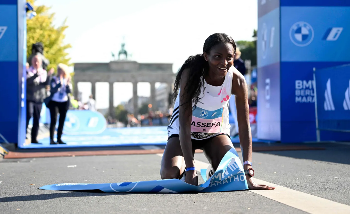 Maratoni uus supertäht Tigist Assefa.