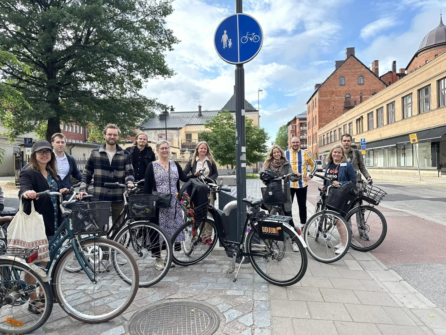 Projekti "Cycle4Climate" avakohtumine toimus juunis Rootsis Gävles.