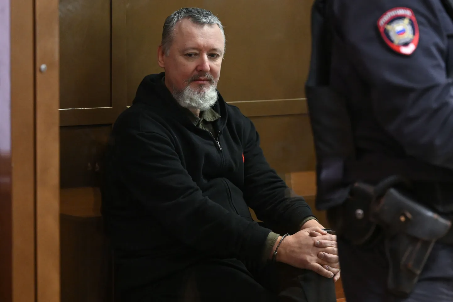Igor Girkin (Strelkov) kohtusaalis.