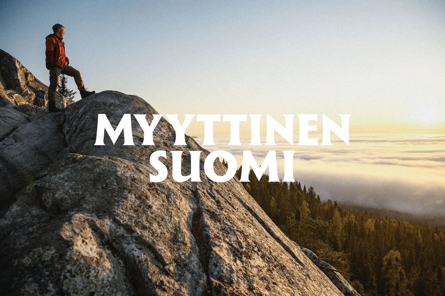 «Müütilise Soome» identiteedikampaania visuaal.
