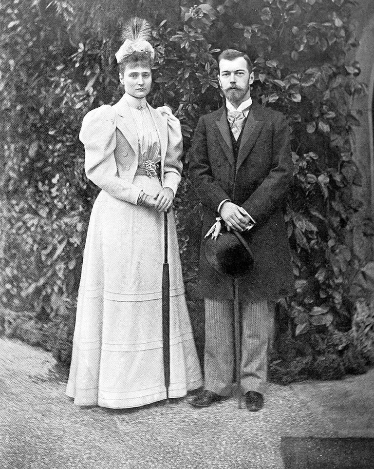 Nikolai II ja ta naine, saksa printsess Victoria Alix