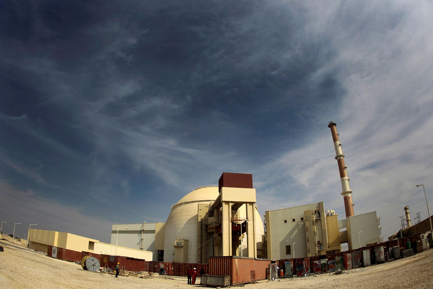 Iraani Bushehri tuumajaama üldvaade.