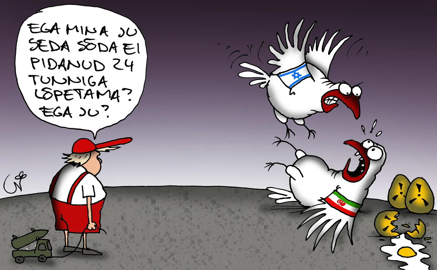 Urmas Nemvalts joonistab.