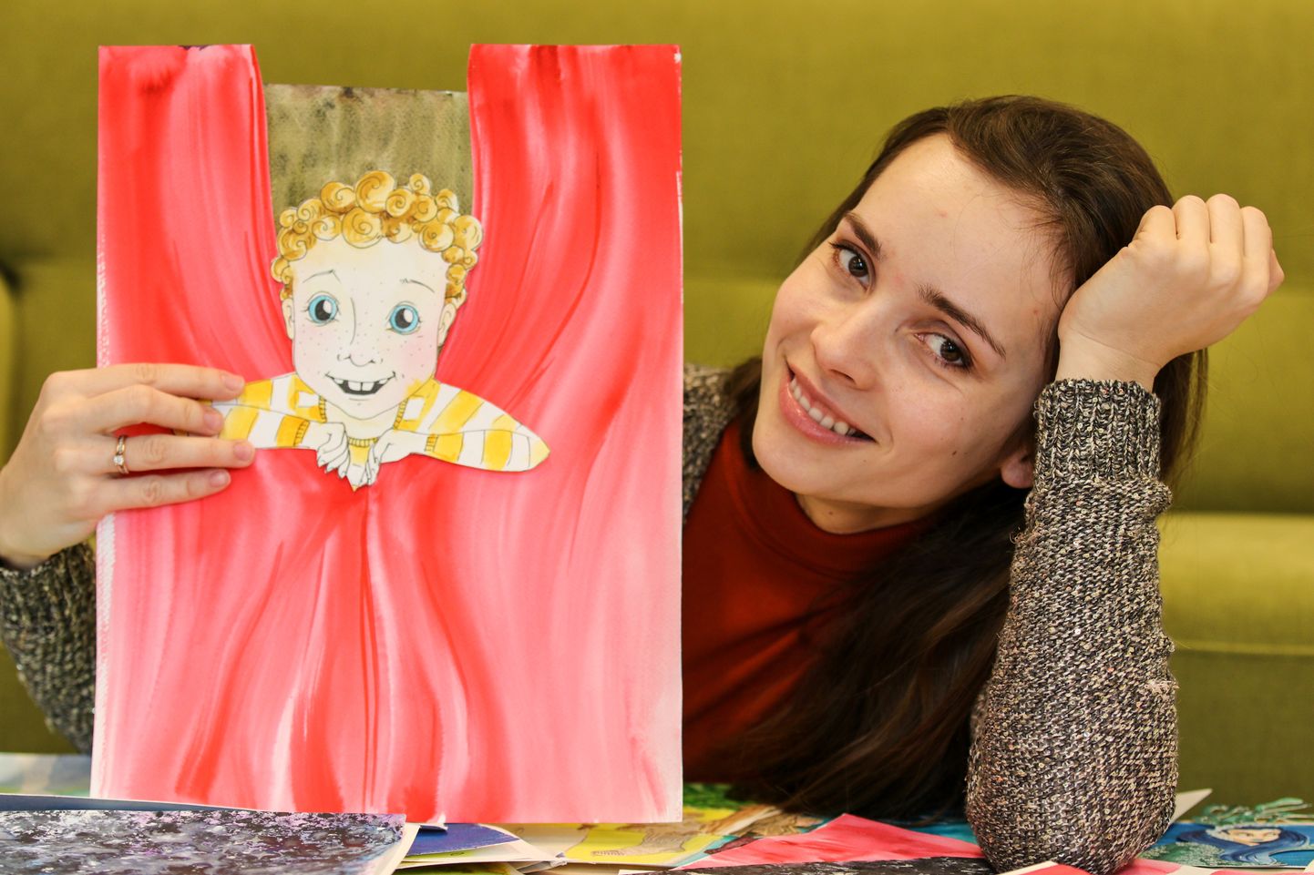 Ugala lastelauliku illustratsioonid on loonud Türit pärit Ugala näitleja Klaudia Tiitsmaa.