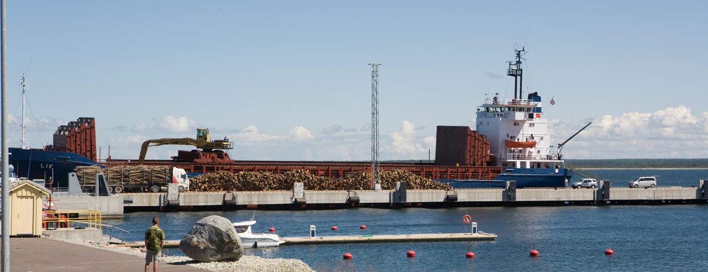 Saaremaa sadamas katsetatakse kaubavedu juba 2010. aastast.