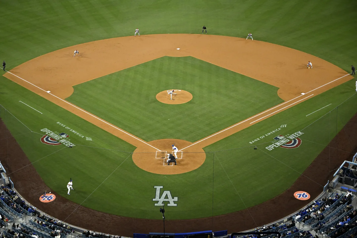 Los Angeles Dodgersi koduväljak.