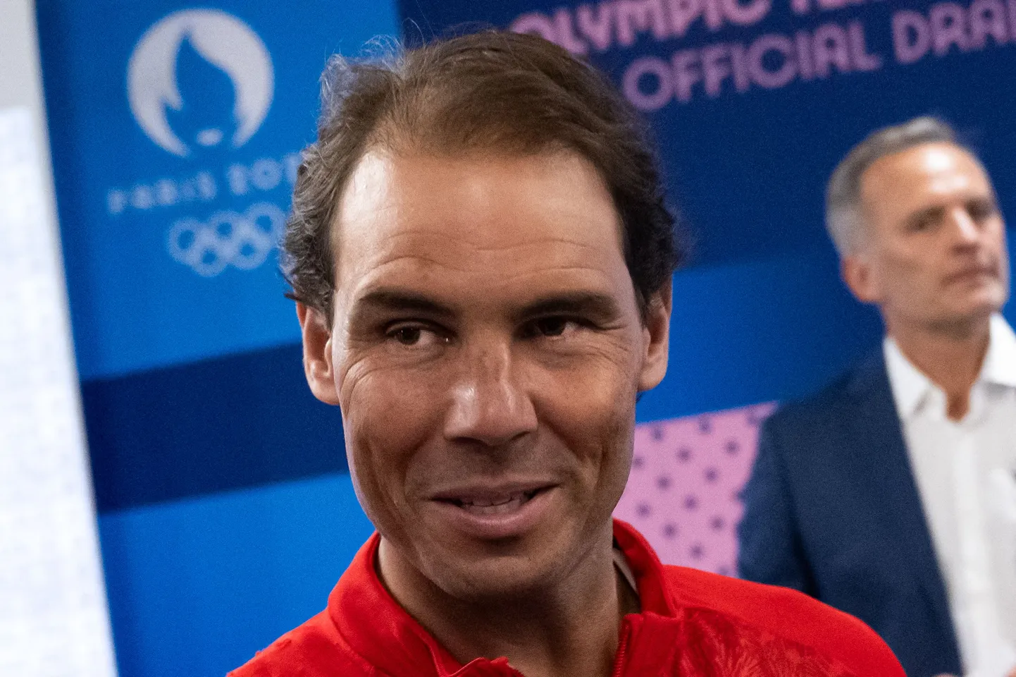 Rafael Nadal neljapäeval toimunud tenniseturniiri loosimisel.