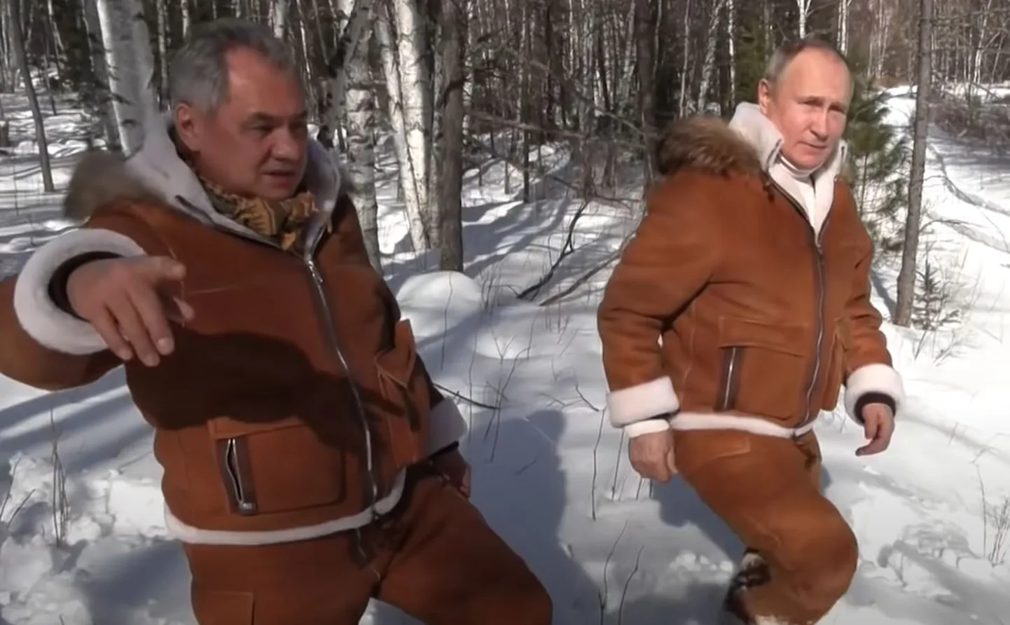 Сергей Шойгу и Владимир Путин