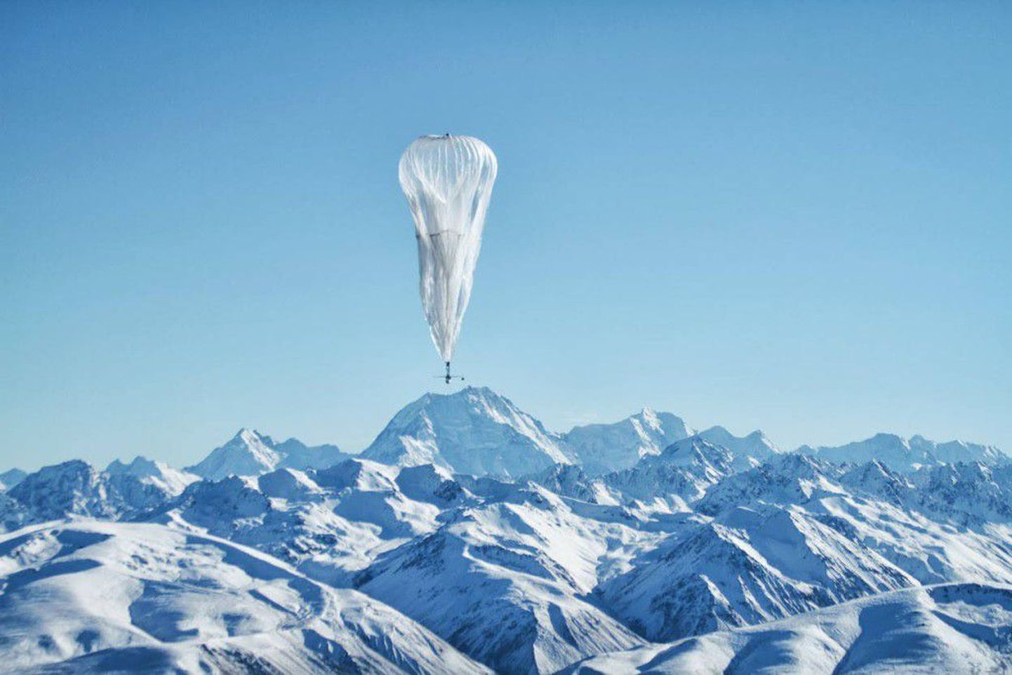 Project Loon kasutab kõrgelt lendavaid õhupalle interneti kiirgamiseks kaugematele piirkondadele.