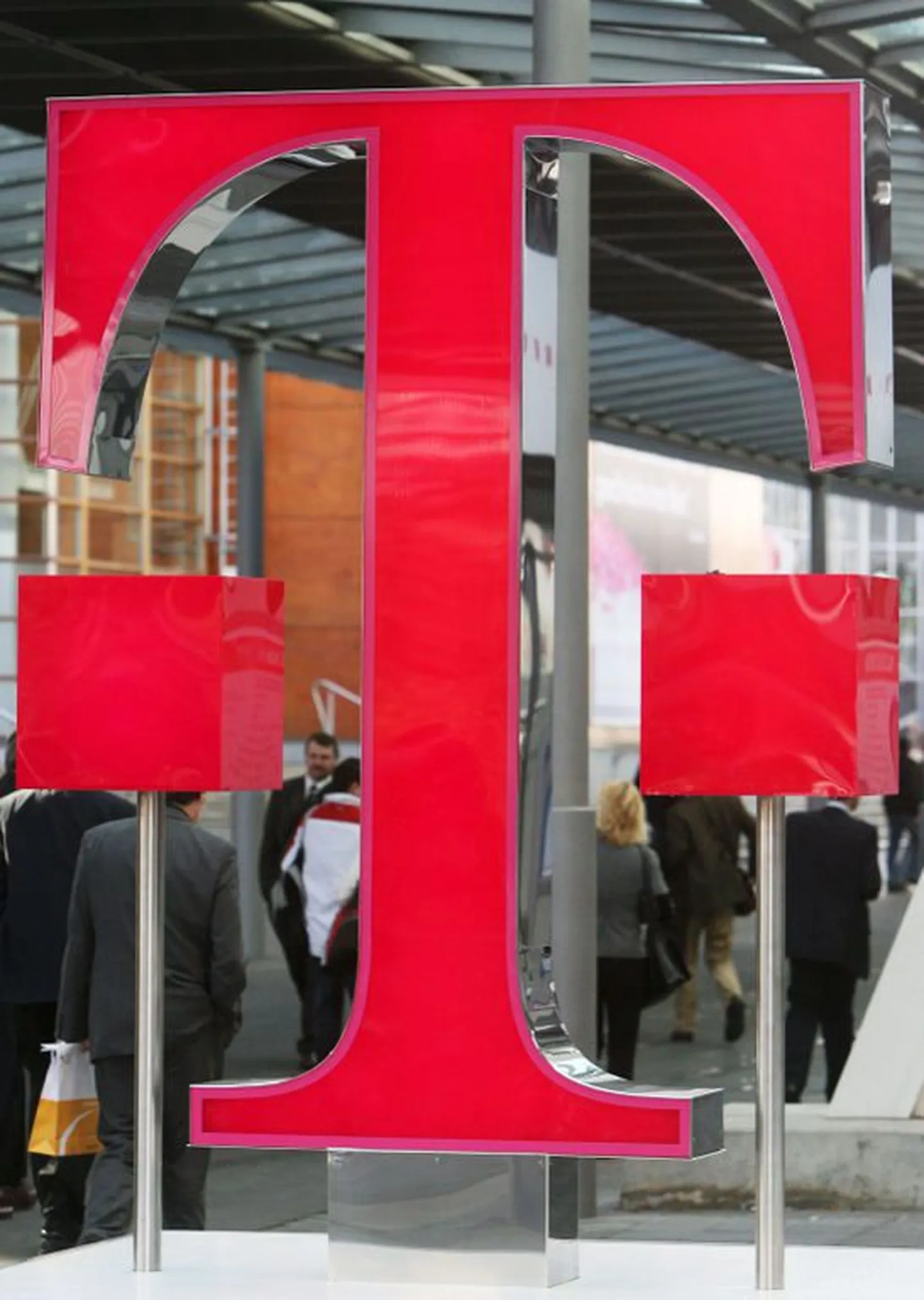 Deutsche Telekomi logo Hannoveri tehnoloogiamessil CeBIT
