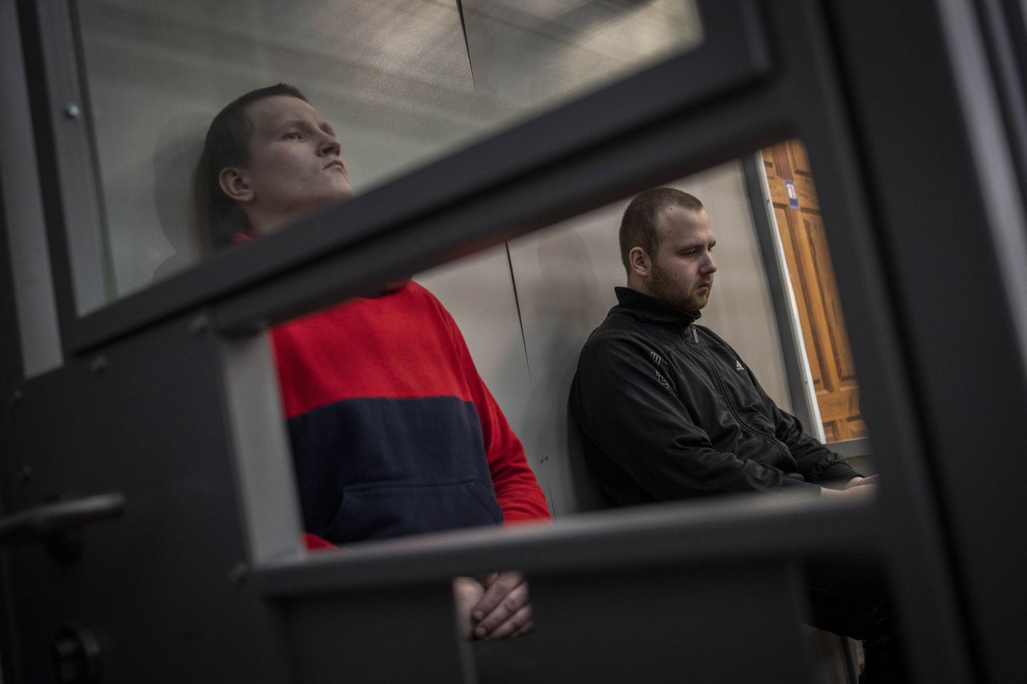 Александр Бобыкин и Александр Иванов на суде в Украине.