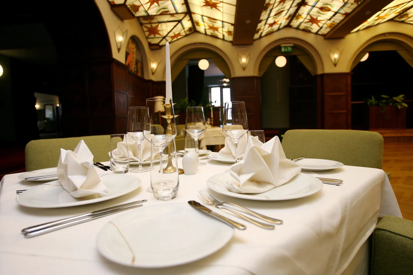 Pildil restoran Volga.