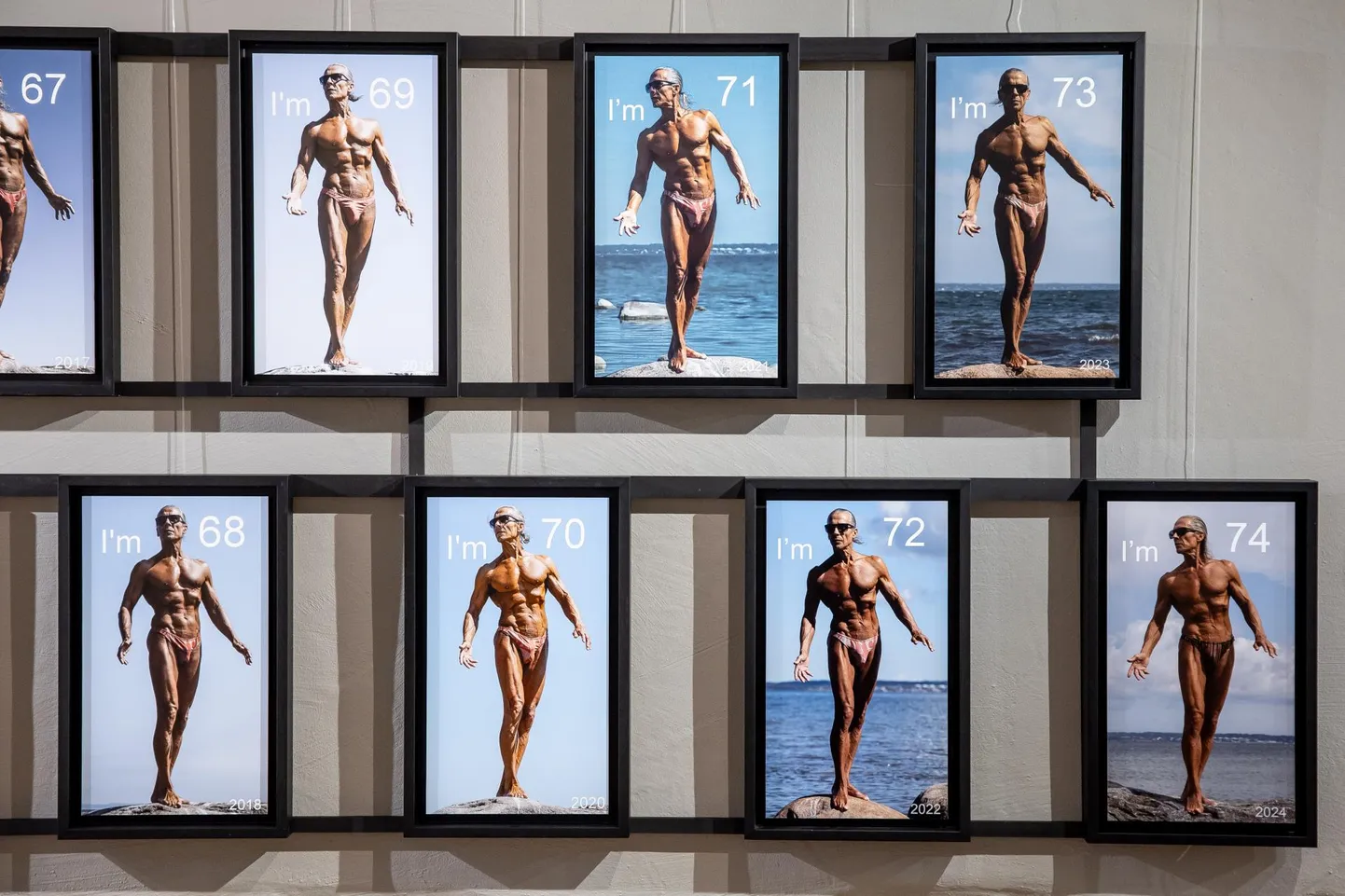 René Kari kunstiprojekt «Keha kui kunstiteos» (teose arengulugu läbi aastakümnete).