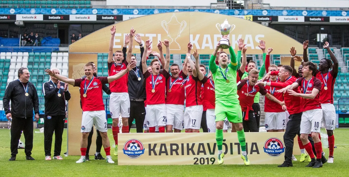 Kahe aasta taguse karikavõidu kordamisest lahutab nüüd Narva Transi vaid kaks võitu.