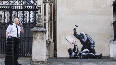 Banksy uued tööd on Briti maksumaksjale läinud maksma üle 175 000 euro