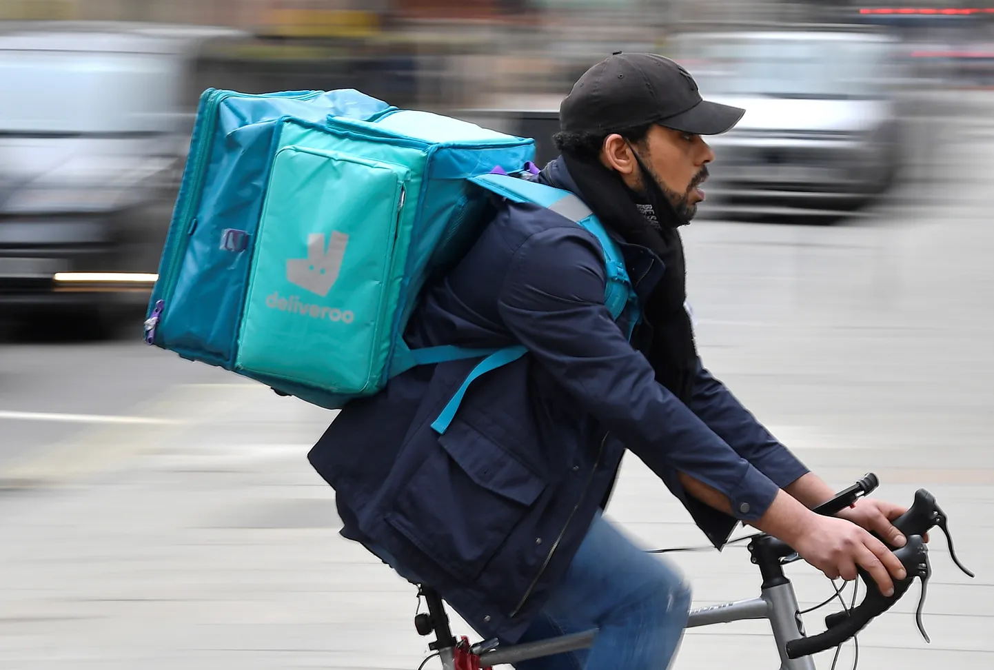 Deliveroo rattakuller Londonis.