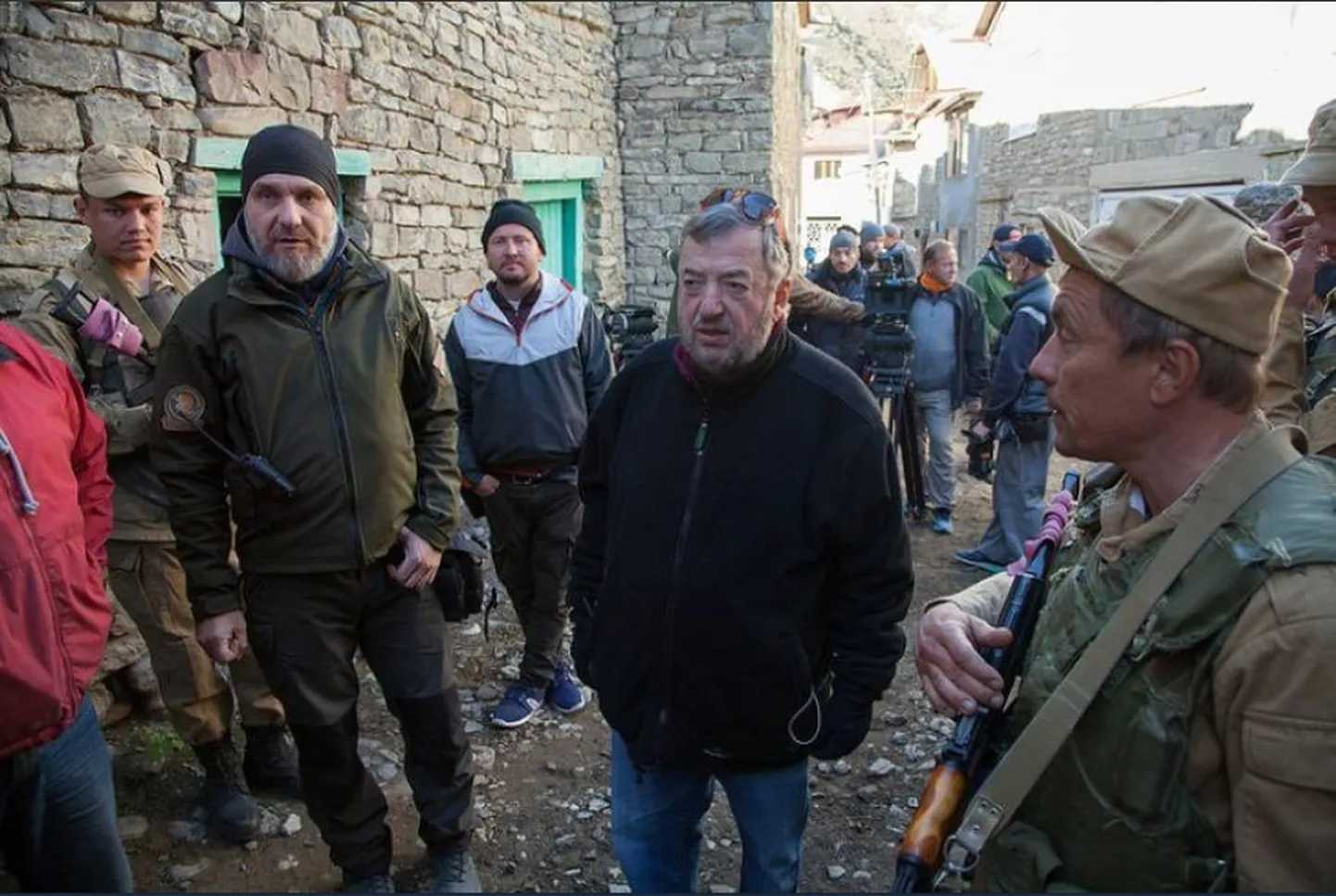 Pāvels Lungins kino lentes Bratstvo uzņemšanas laukumā