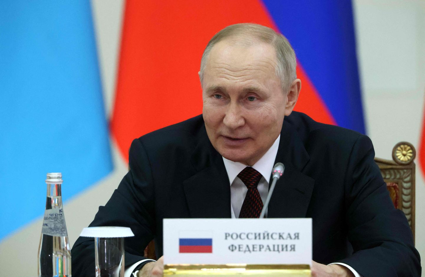Venemaa president Vladimir Putin Sõltumatute Riikide Ühenduse (SRÜ) riikide riigipeade mitteametlikul kohtumisel 26.detsembril 2022.
