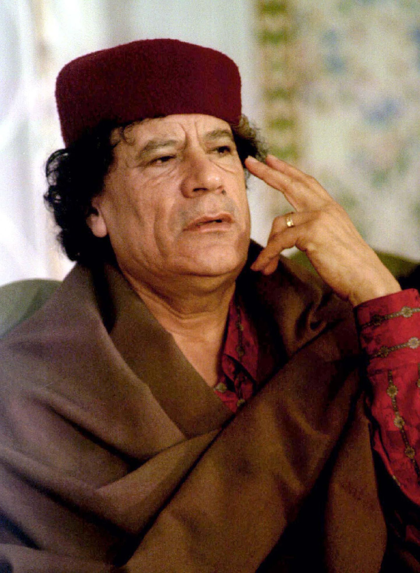 Убитый глава Ливии Муаммар Каддафи