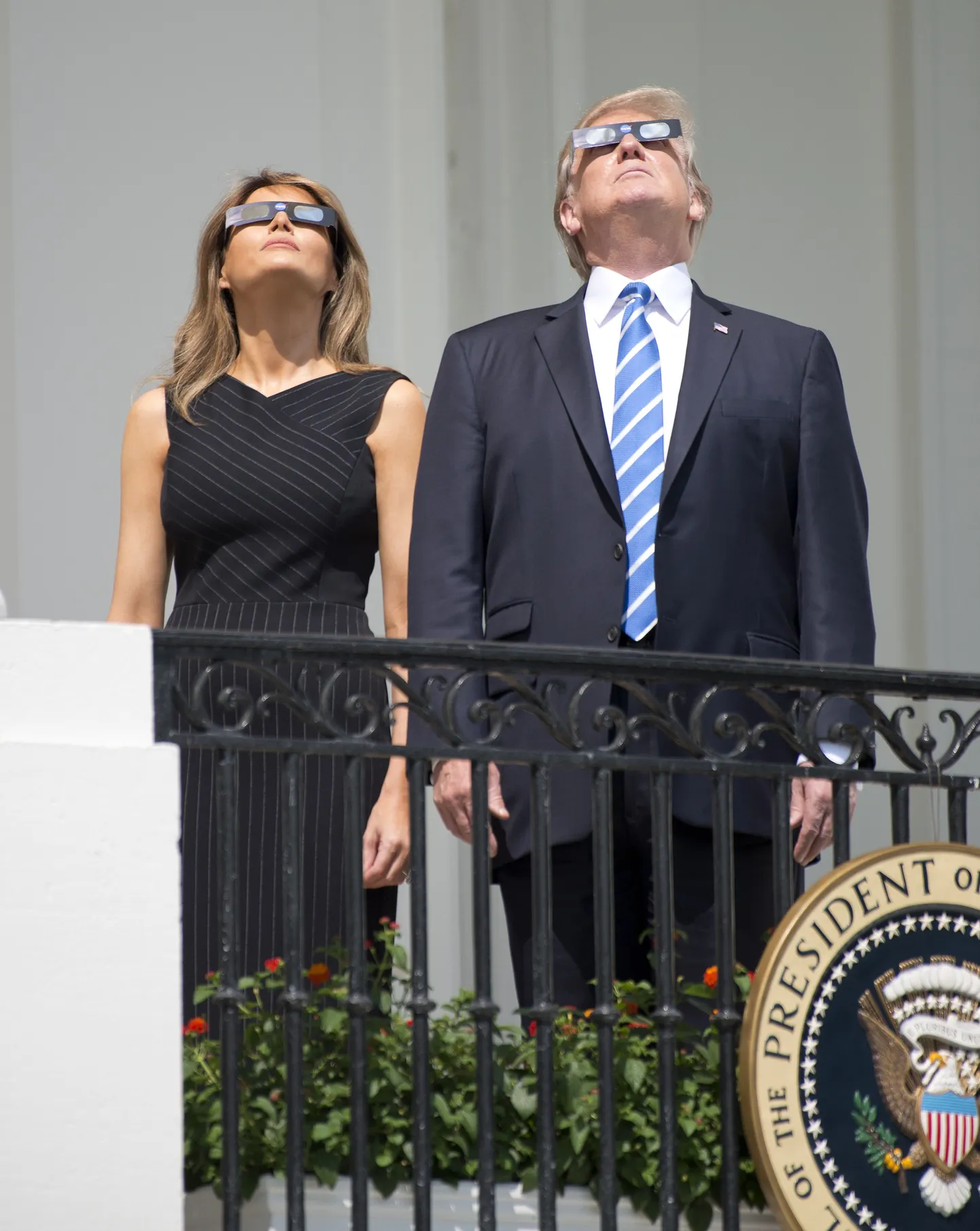 USA president Donald Trump ja tema abikaasa Melania Trump.