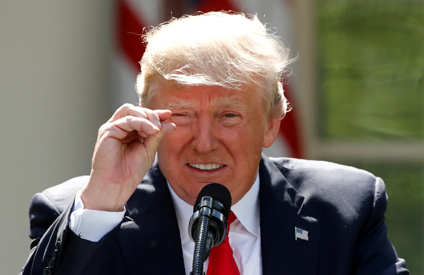 USA president Donald Trump.