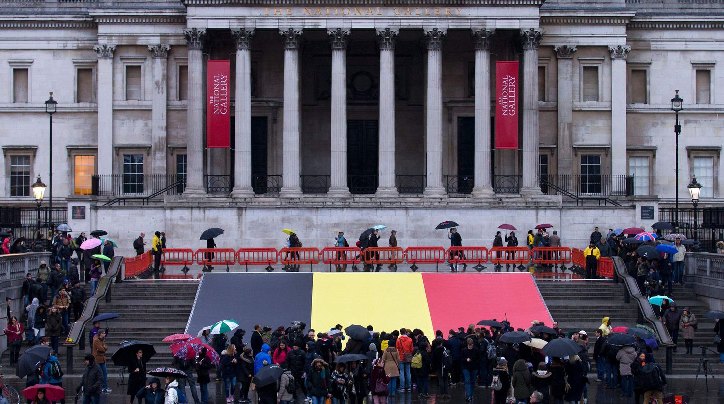 Britid Belgiale toetust avaldamas, peale Brüsseli terrorirünnakuid