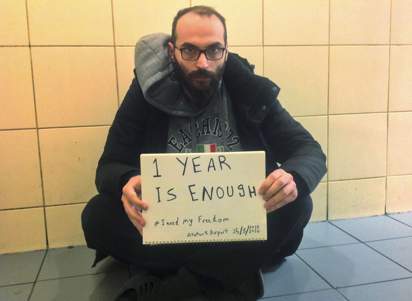 Fadi Mansour on elanud üks aasta Istanbuli lennujaamas