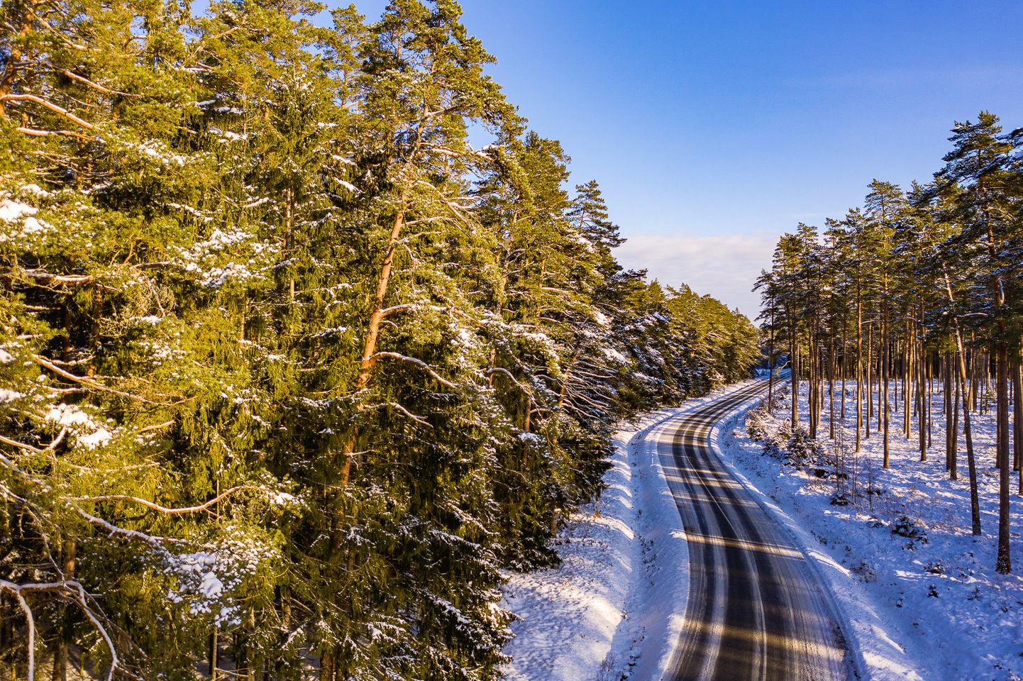 Kurzemes autoceļi ziemā