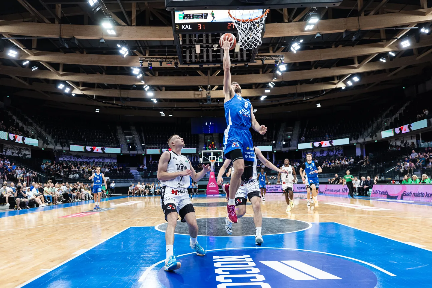 Mai lõpus kohtus BC Kalev/Cramo Tondirabas Eesti meistriliiga finaalseerias Tartu Ülikool Maks & Mooritsaga.