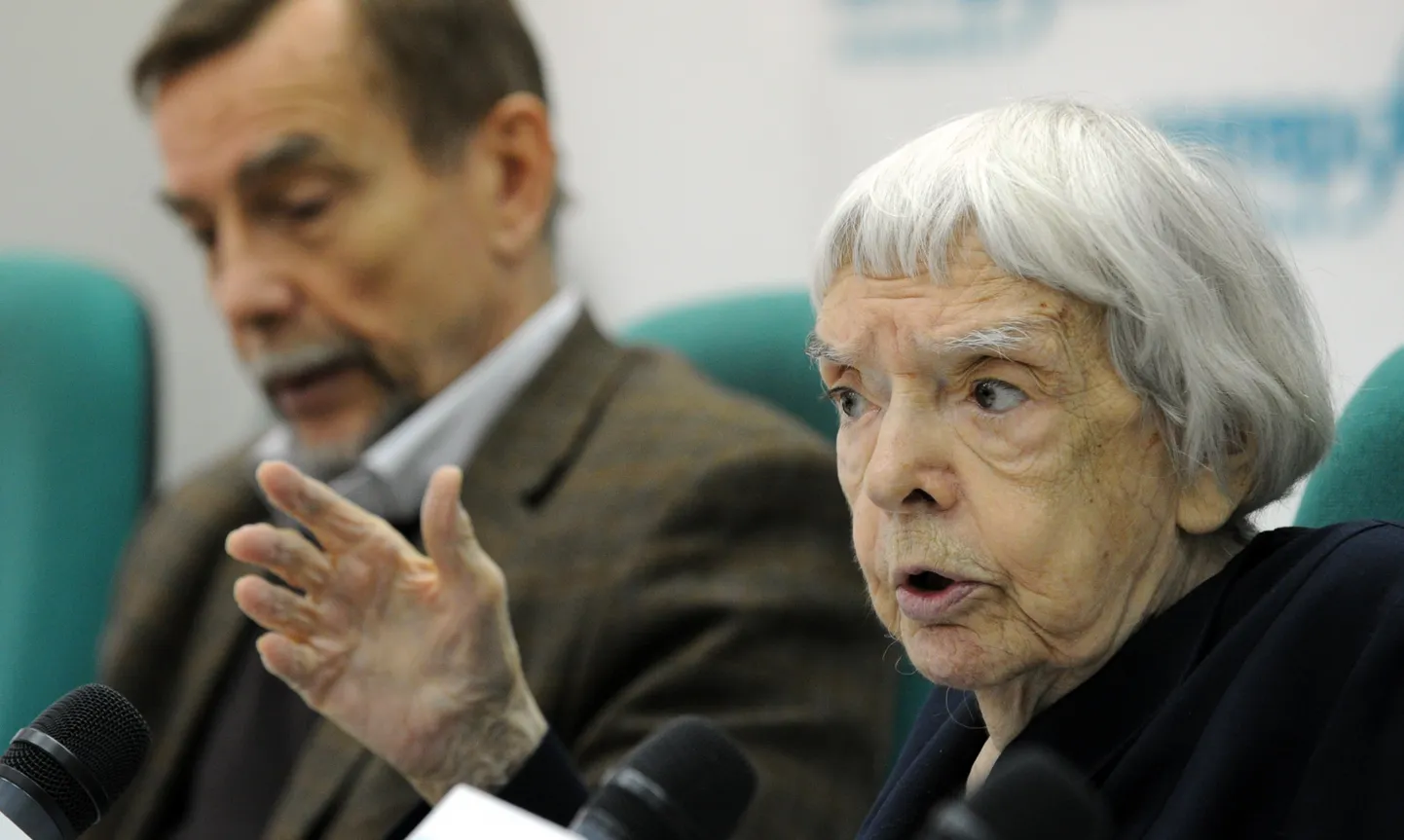 Moskva Helsingi Grupi endine juht Ljudmila Aleksejeva, kes suri 2018. aastal.