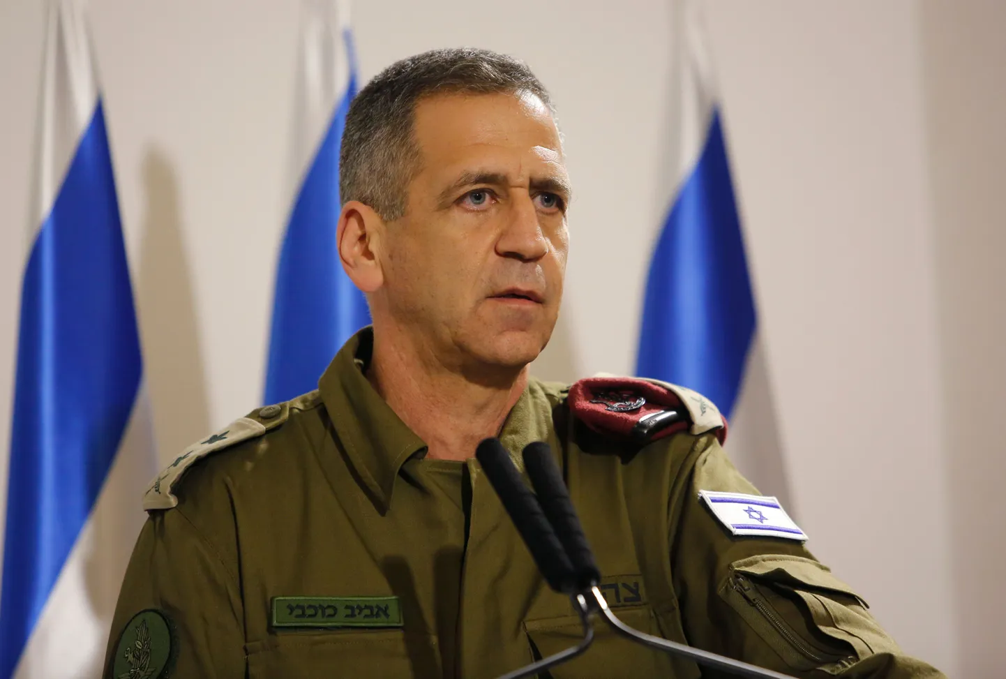 Izraēlas armijas komandieris ģenerālleitnants Avivs Kohavi