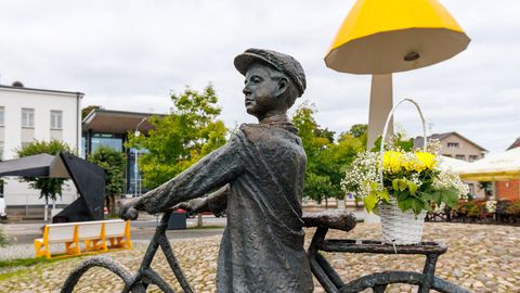 PILTUUDIS ⟩ Arvo Pärdi sünnipäeva puhul ehib poisi jalgratast lillekorv