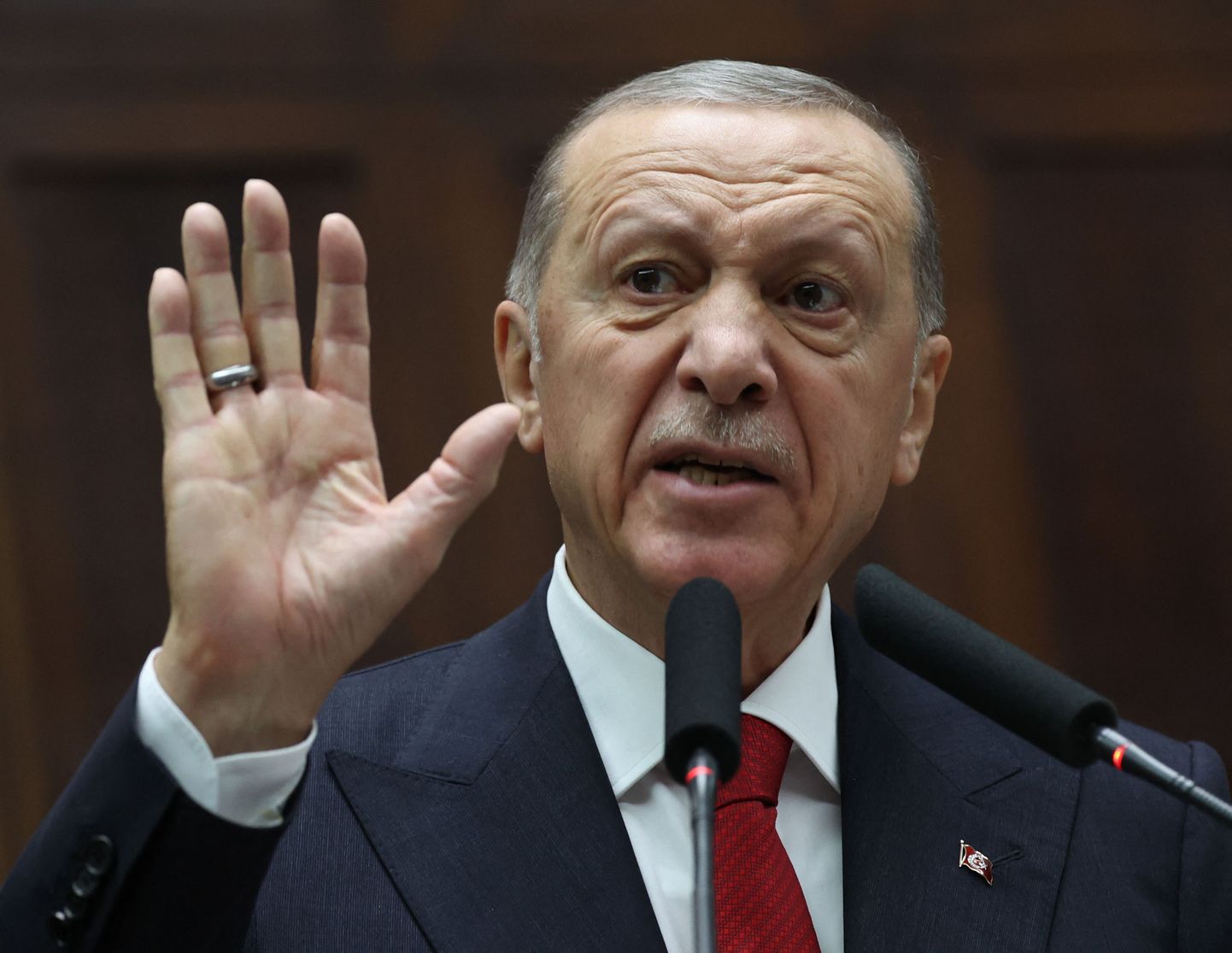 Turcijas prezidents Redžeps Tajips Erdogans.