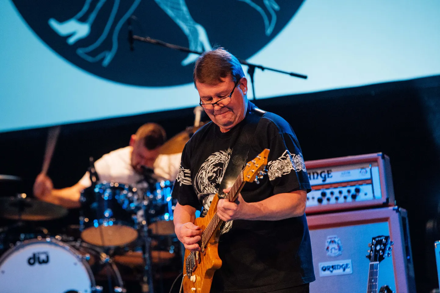 Jaan Reim soleerimas üritusel Paide Rock 50