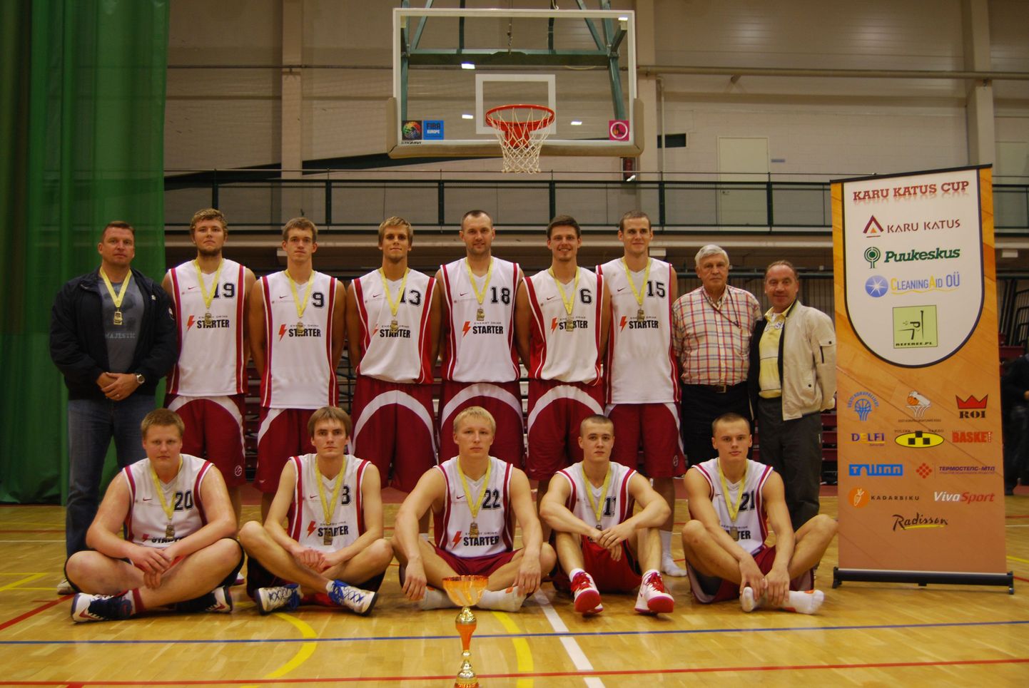 TTÜ meeskond hiljuti toimunud Karu Katus Cupi võitjana.