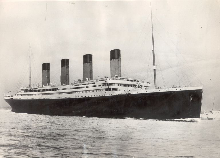 Titanic 1912 Suurbritanniast Southamptonist lahkumas