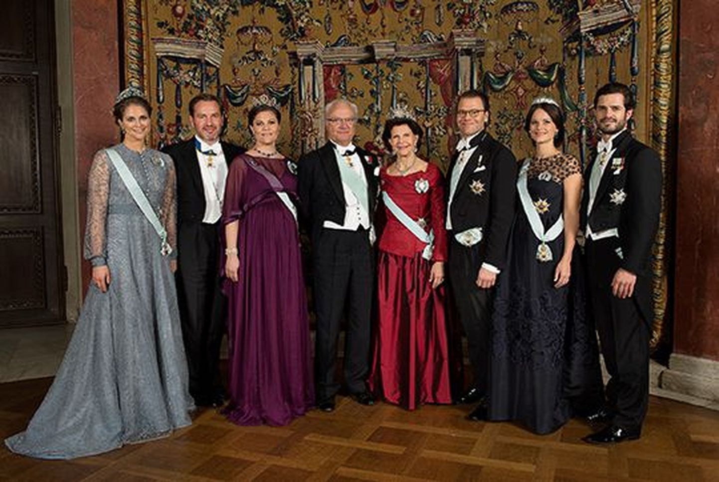 Rootsi kuningapere uusaastatervitus.