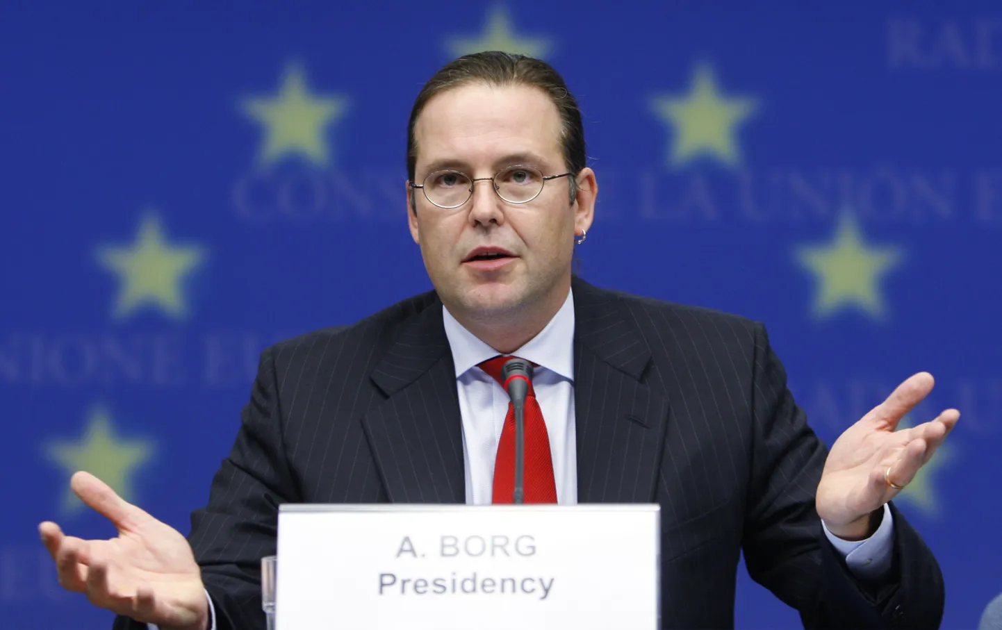 Rootsi rahandusminister Anders  Borg.