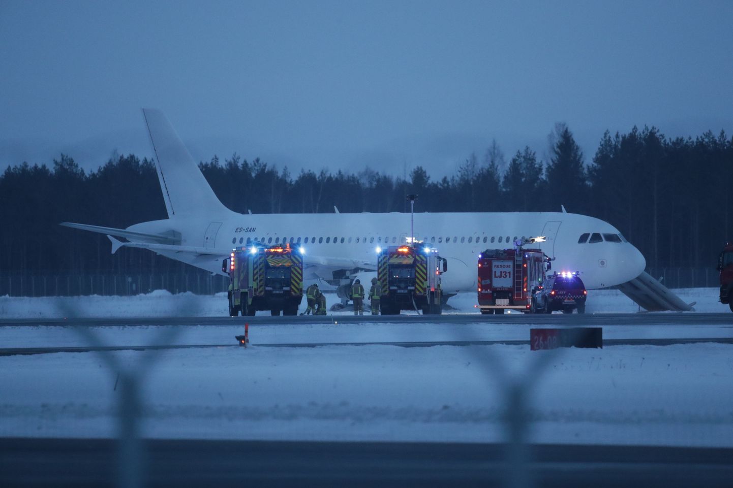 Smartlynxi lennuk tegi Tallinnas hädamaandumise.