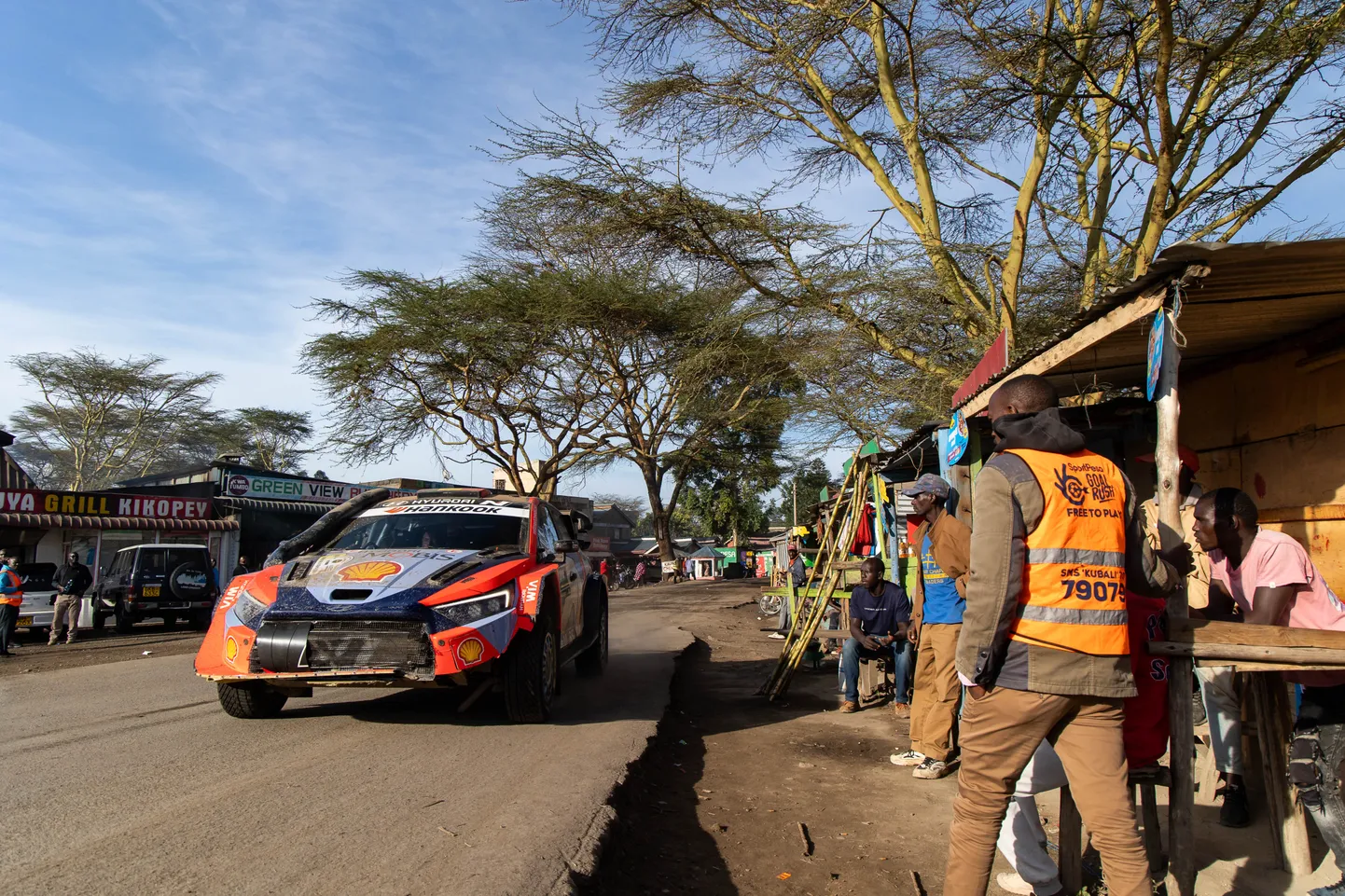 Thierry Neuville tänavu Keenia Safari rallil.