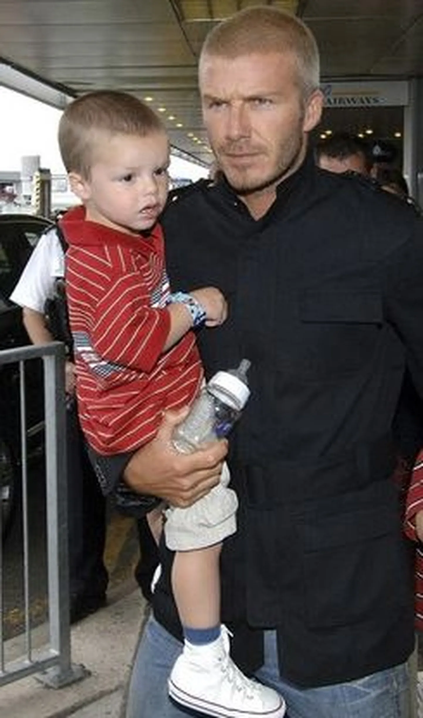 Cruz Beckham koos oma isa David Beckhamiga