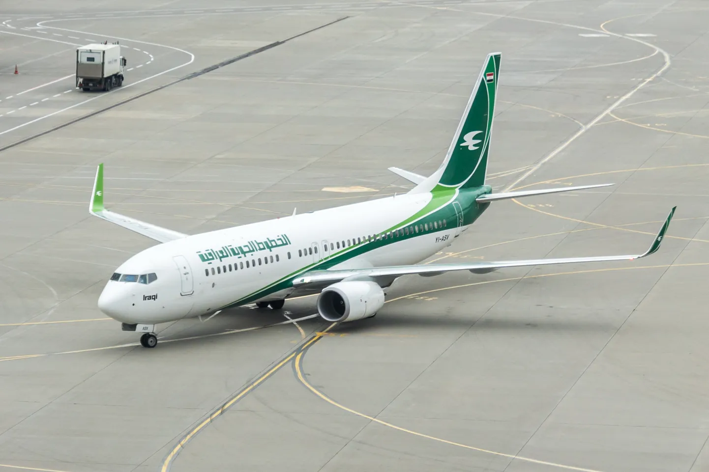 Aviokompānijas "Iraqi Airways" lidmašīna. Ilustratīvs foto