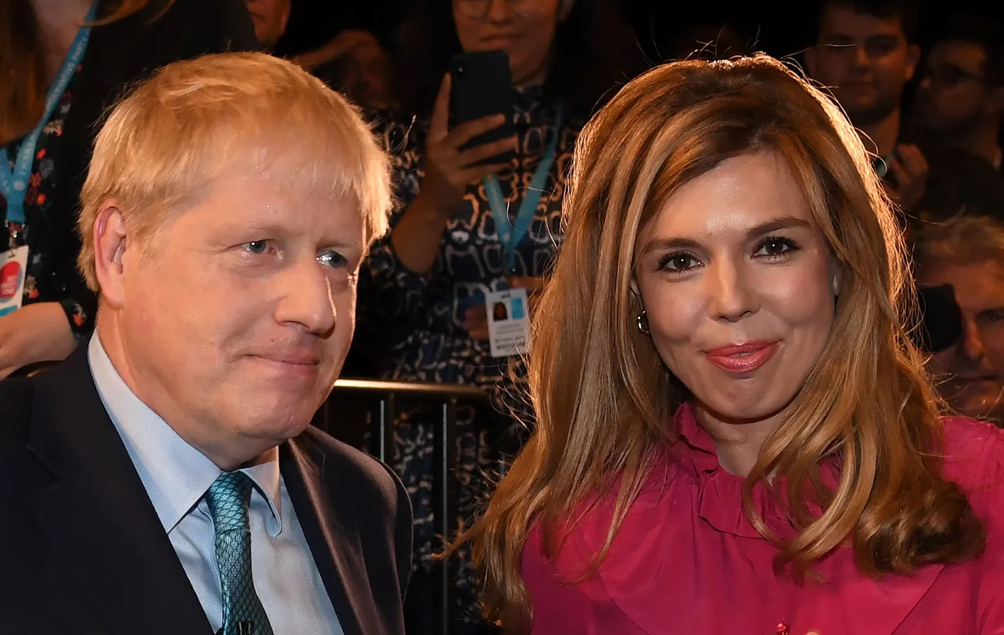 Boris Johnson ja Carrie Symonds.