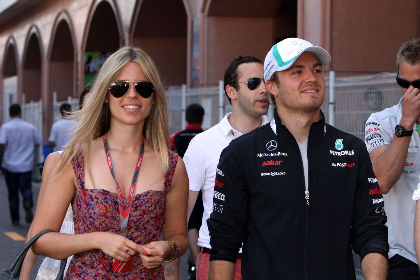 Nico Rosberg koos pruudi Vivian Siboldiga.