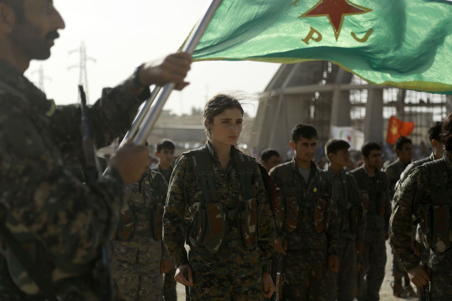 Süüria kurdi võitlejad.