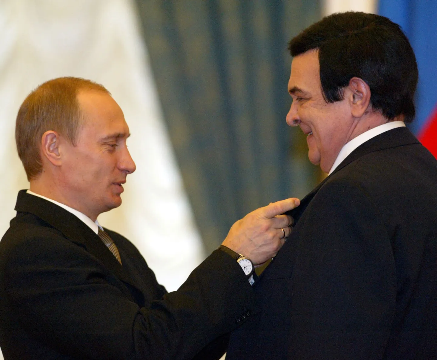 Владимир Путин и Муслим Магомаев