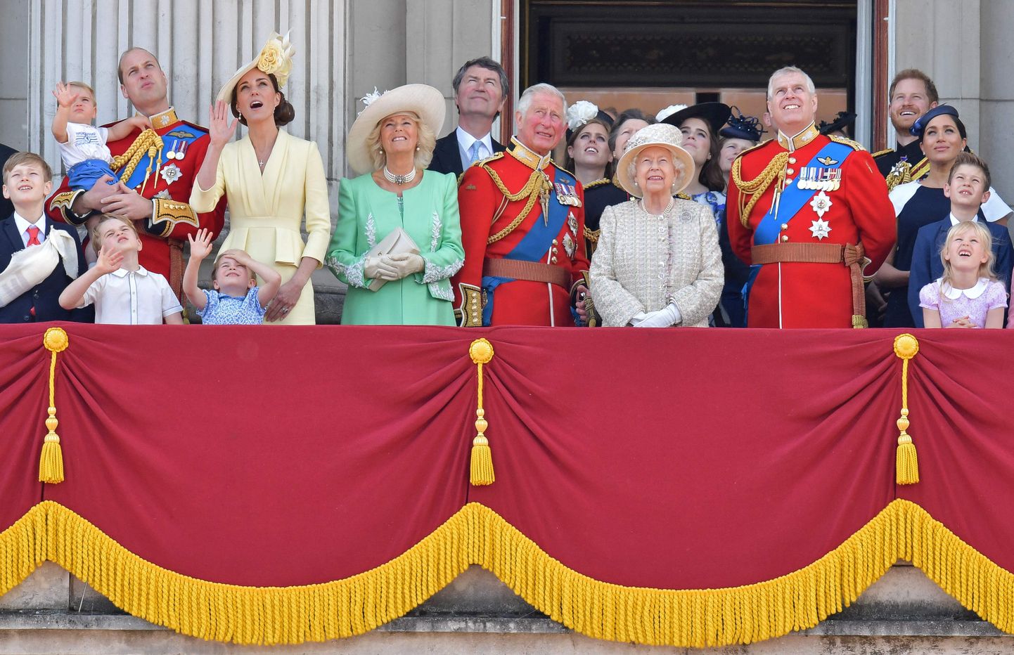 Briti kuninglik perekond 2019. aastal.